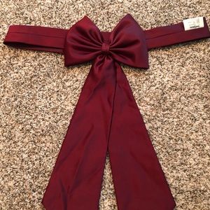 David bridal flower girl sash